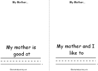 Search result: 'My Mother... Book, A Printable Book: Page 5'