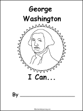 Search result: 'George Washington, I Can..., A Printable Book'