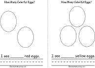 Search result: 'How Many Colorful Eggs? Book, A Printable Book: 2 Red Eggs, 3 Yellow Eggs'