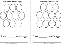 Search result: 'How Many Colorful Eggs? Book, A Printable Book: 10 White Eggs, 11 Colorful'