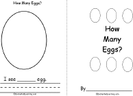 Search result: 'How Many Eggs? Book, A Printable Book: Cover, 1 Egg'