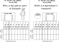 Search result: 'St. Patricks Subtraction Activity Book, A Printable Book: St. Patrick, Pot of Gold'