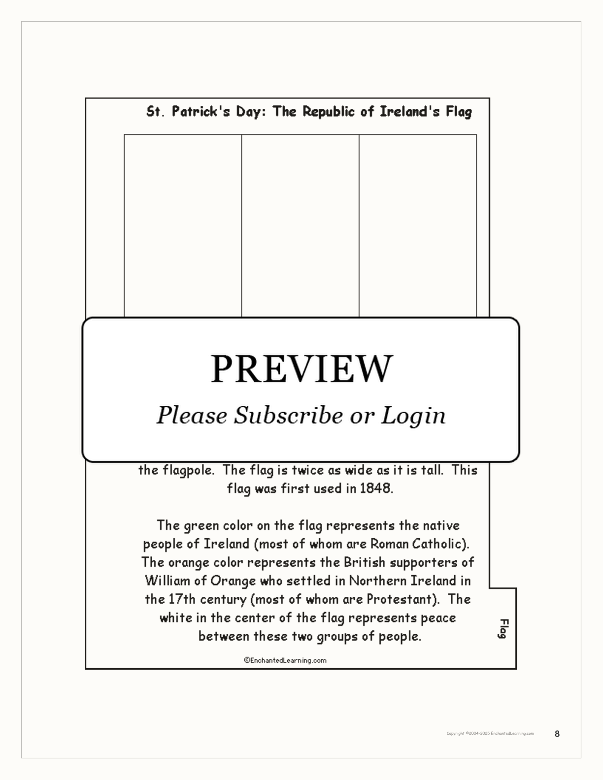 St. Patrick's Day Printable Book interactive worksheet page 8