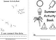 Search result: 'Summer Activity Book, A Printable Book: Cover, Connect the Dots'