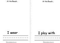 Search result: 'At the Beach Activity Book, A Printable Book: I Wear, I Play With'