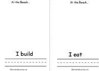 Search result: 'At the Beach Activity Book, A Printable Book: I Build, I Eat'