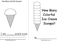 Search result: 'How Many Colorful Scoops? Book, A Printable Book: Cover, 1 Scoop'
