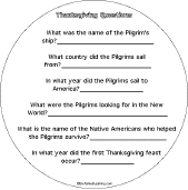 Search result: 'Thanksgiving Shape Book: Thanksgiving Questions'