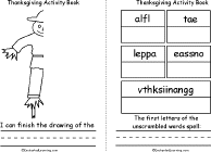 Finish the Drawing,Word Unscramble