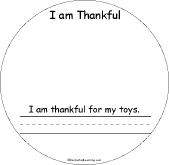 Search result: 'I am Thankful for Book: Toys'
