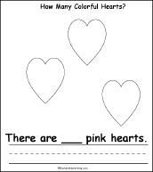 Search result: 'How Many Colorful Hearts Book: 3 Pink'