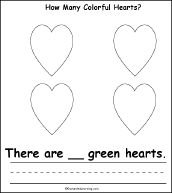 Search result: 'How Many Colorful Hearts Book: 4 Green'