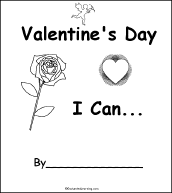 Valentine's Day "I Can..." printable book
