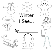 Search result: 'Winter I See... Early Reader Book: Cover Page'