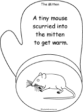 Search result: 'The Mitten, A Printable Book: Mouse Page'