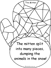 Search result: 'The Mitten, A Printable Book: Split Mitten Page'