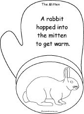 Search result: 'The Mitten, A Printable Book: Rabbit Page'