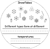 Search result: 'Snowflakes... Early Reader Book: Temperature Page'