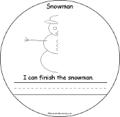 Finish the Snowman