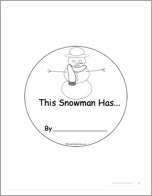 Search result: ''This Snowman Has...' Early Reader Book'