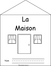 Search result: 'La Maison (The House), A Printable Book in French'