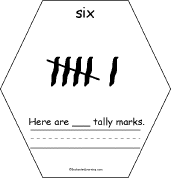 Search result: 'The Number Six Book: Tally Marks'