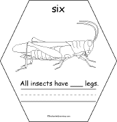 Search result: 'The Number Six Book: Insect Legs'