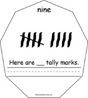 Search result: 'The Number Nine Book:Tally marks'