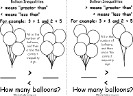Search result: 'Balloon Inequalities Book, A Printable Book: 4 < 5, 5 > 2'