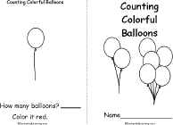 Search result: 'Counting Colorful Balloons Book, A Printable Book'