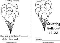 Search result: 'Counting Colorful Balloons Book, A Printable Book'