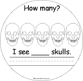 5 skulls