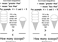 5 > 1, 4 < 2