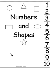 Search result: 'Numbers and Shapes Book'