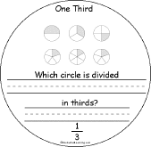 Search result: 'One Third: A Fractions Book: Recognizing a Third of a Circle'