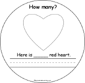 Search result: 'How Many Colorful Shapes? Book: 1 Red Heart'