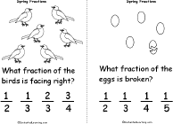 Search result: 'Spring Fractions Book, A Printable Book: Birds, Eggs'
