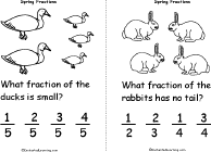 Search result: 'Spring Fractions, A Printable Book: Ducks, Rabbits'