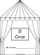 Search result: 'Circus Words in Italian Book, A Printable Book'