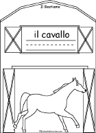 Search result: 'Bestiame/Livestock Book, A Printable Book in Italian: Cavallo/Horse'