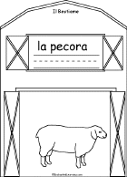 Search result: 'Bestiame/Livestock Book in Italian, A Printable Book: Pecora/Sheep'