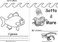 Search result: 'Sotto il Mare/Under the Sea Book, A Printable Book'