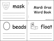 Search result: 'Mardi Gras Word Book, A Printable Book'