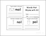 Search result: 'Words that Rhyme with Ail &#8212; Printable Book'