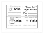 Search result: 'Words that Rhyme with Ake &#8212; Printable Book'