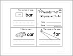 Search result: 'Words that Rhyme with Ar &#8212; Printable Book'