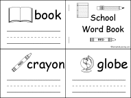 Search result: 'School Word Book, A Printable Book'
