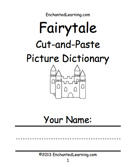 Search result: 'Fairytale Cut-and-Paste Picture Dictionary - A Short Book to Print'