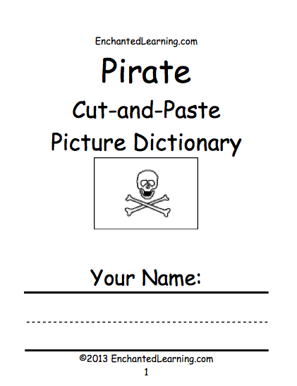 Search result: 'Pirate Cut-and-Paste Picture Dictionary - A Short Book to Print'