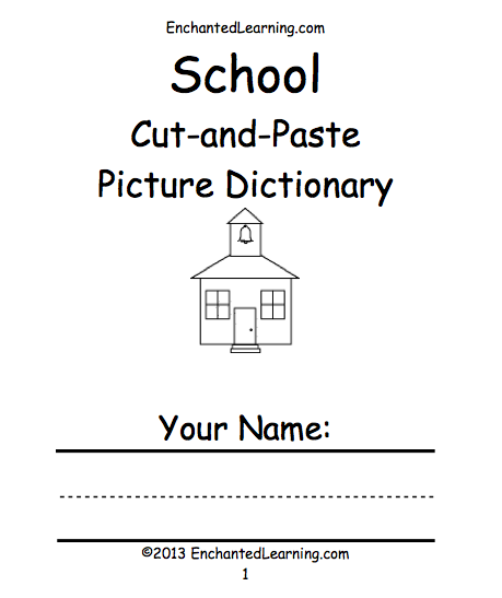 Search result: 'School Cut-and-Paste Picture Dictionary - A Short Book to Print'